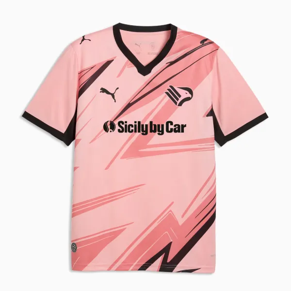 26/27 Palermo Calcio Home Jersey - A-Grade Quality Detail View