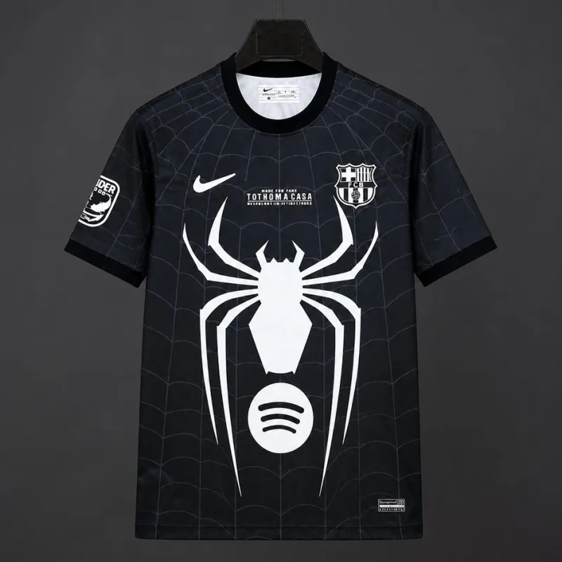 26/27 Barcelona x Spider Black Special Edition Jersey