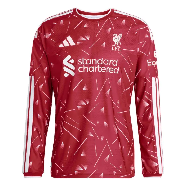 26/27 Liverpool Home Long Sleeve Player Version Jersey - A-Grade Quality Detail View