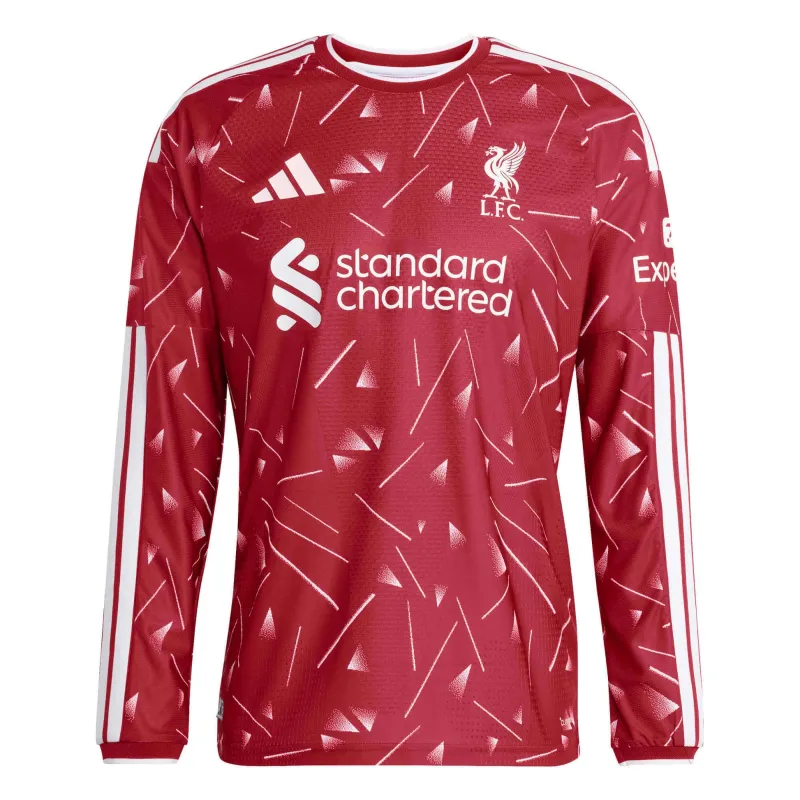 26/27 Liverpool Home Long Sleeve Player Version Jersey