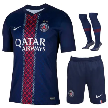 2025/26 PSG Champions Back2Back Two Stars Home Kids Kit
