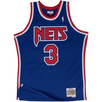 Mitchell and Ness NBA New Jersey Nets 1992 1993 Drazen Petrovic Swingman Jersey Multicolor