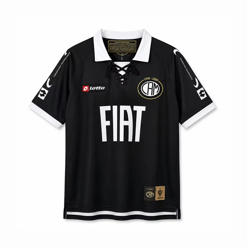 2008 Atlético Mineiro Centenary Third Retro Jersey Black
