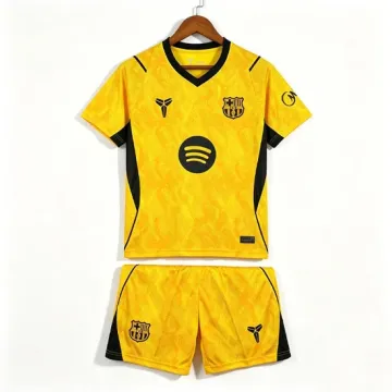 26/27 Barcelona Goalkeeper Kids Kit – Yellow