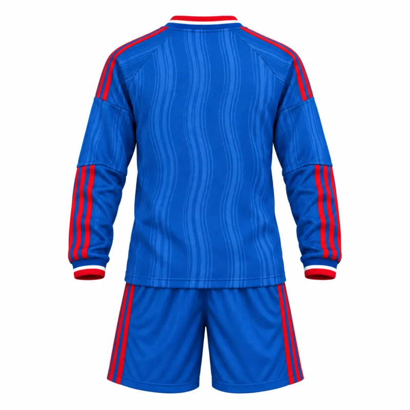 26/27 Manchester United Away Long Sleeve Kids Kit — back ghost mannequin