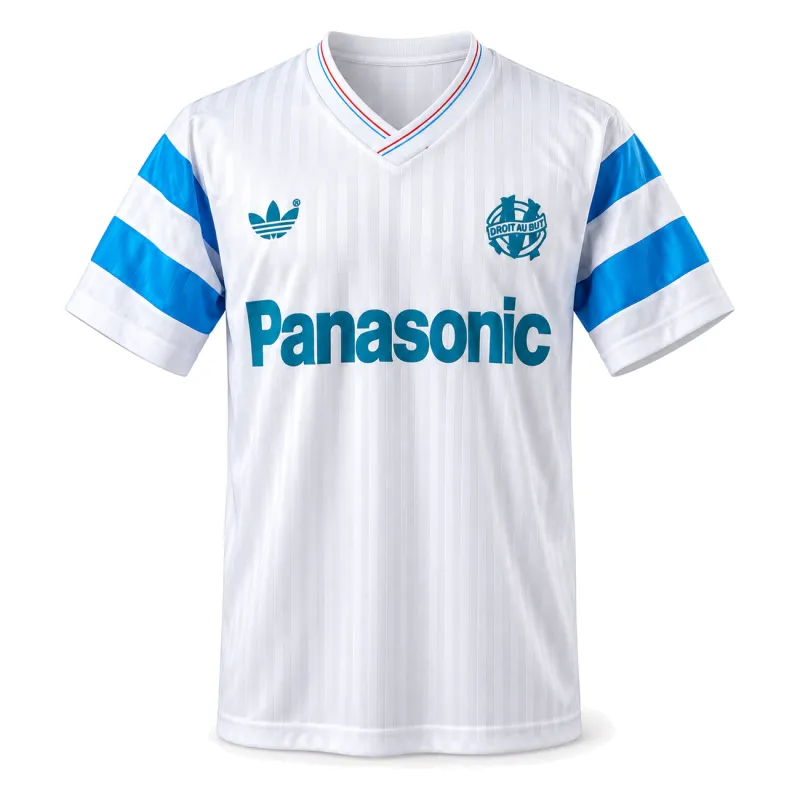 1990/91 Marseille Home Retro Jersey