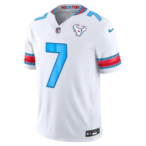 2026 C.J. Stroud White Houston Texans Rivalries Collection Stitched Limited Jersey