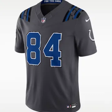 Men's Tyler Warren Anthracite Indianapolis Colts 2026 Rivalries Collection Stitched Limited Jersey