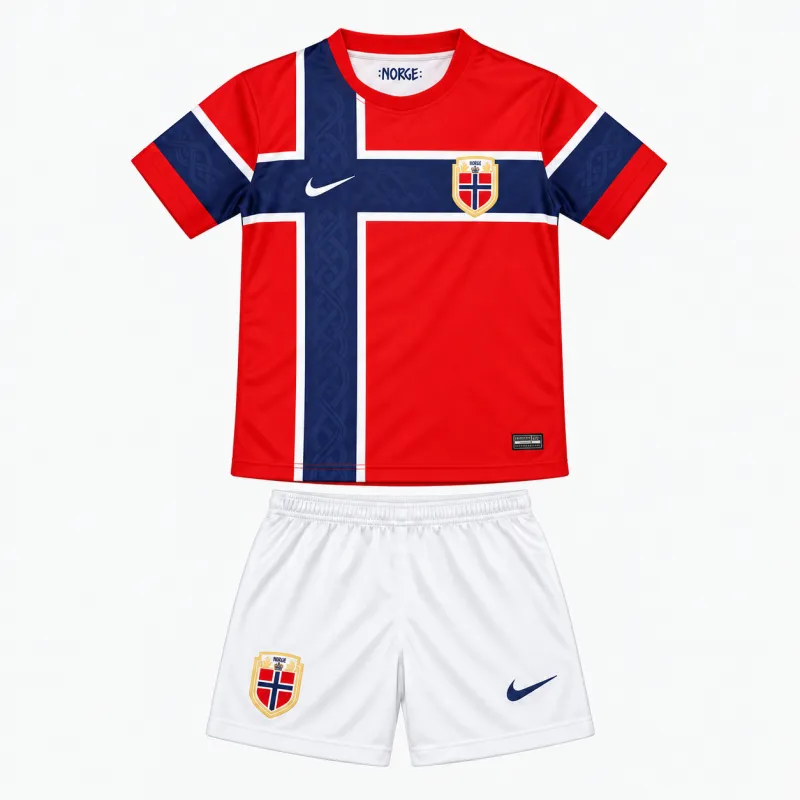 Norway 2026 Home Kids Kit Jersey