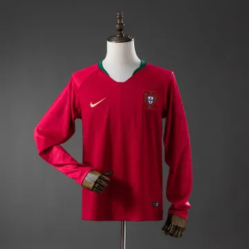Portugal 2018 World Cup Home Long Sleeve Retro Jersey