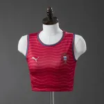 Gilet da donna per i Mondiali di calcio 2026 del Portogallo Gilet da donna Home World Cup Portogallo 2026