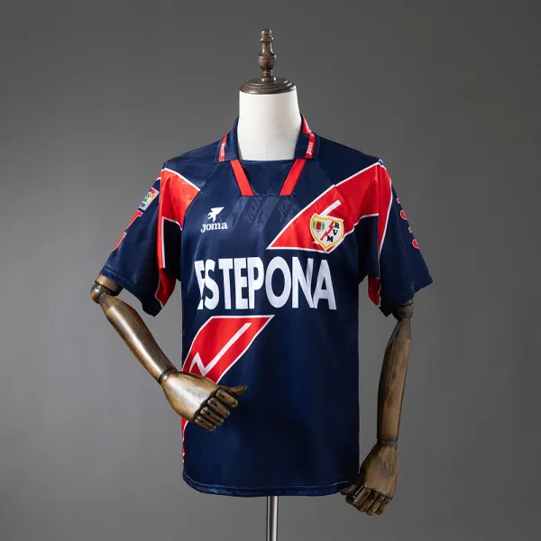Rayo Vallecano 95/96 retro jersey - A-Grade Quality Detail View