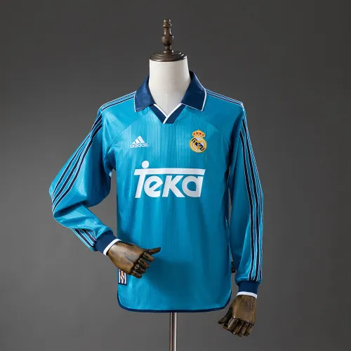 Real Madrid 99/00 Third Away Long Sleeve Retro Jersey