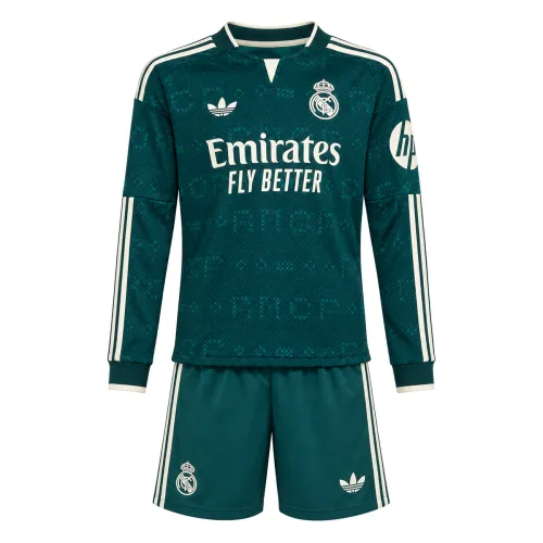 26/27 Real Madrid Away Long Sleeve Kids Kit