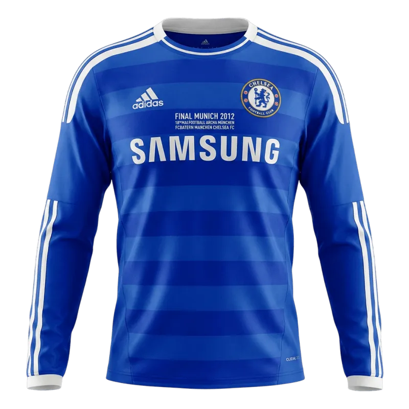 11/12 Chelsea Home UEFA Champions League Long Sleeve Retro Jersey