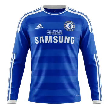 11/12 Chelsea Home UEFA Champions League Long Sleeve Retro Jersey
