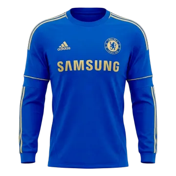 Camisa retro de manga comprida do Chelsea (jogo em casa) 12/13