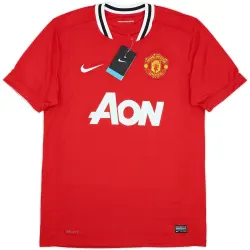 2011/12 Manchester United Home Retro Jersey - product photo US20.99 - 2011/12 Manchester United Home Retro Jersey