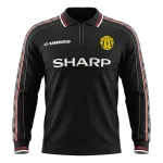 1998/99 Manchester United Black Long Sleeve Retro Jersey 1998/99 Manchester United Black Long Sleeve Retro Jersey
