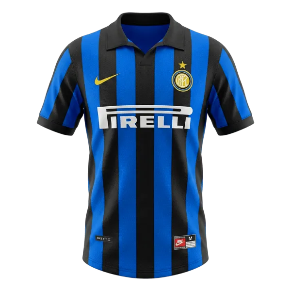 1998/99 Inter Milan Home Retro Jersey - A-Grade Quality Detail View