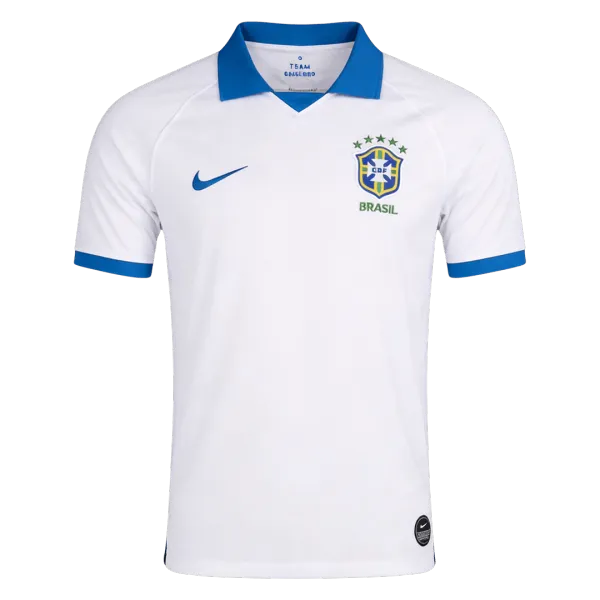 2019 Brazil Away Retro Jersey - A-Grade Quality Detail View