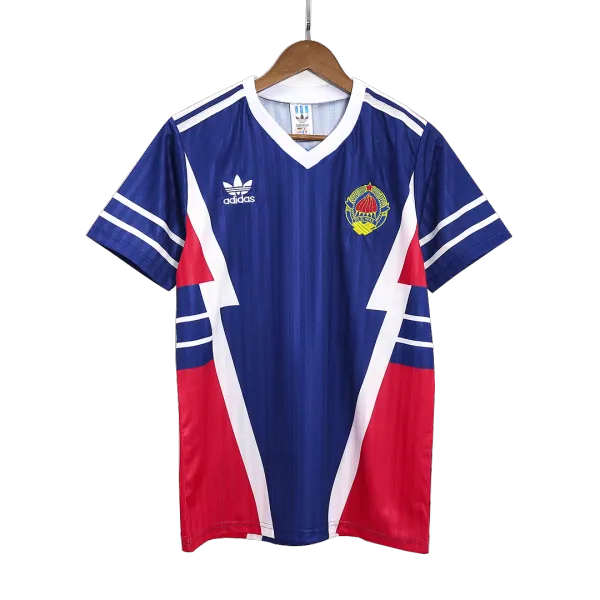 1990 Yugoslavia Home Retro Jersey - A-Grade Quality Detail View