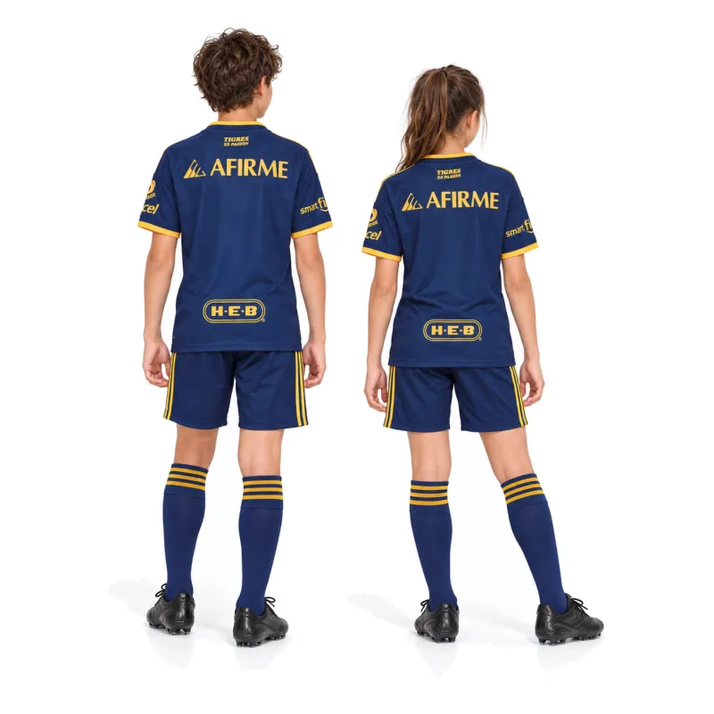 26/27 Tigres UANL Away Kids Kit - Kids full body back