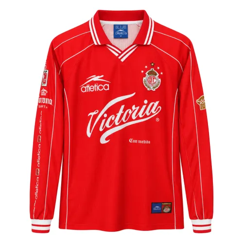 1999/00 Deportivo Toluca Home Long Sleeve Retro Jersey