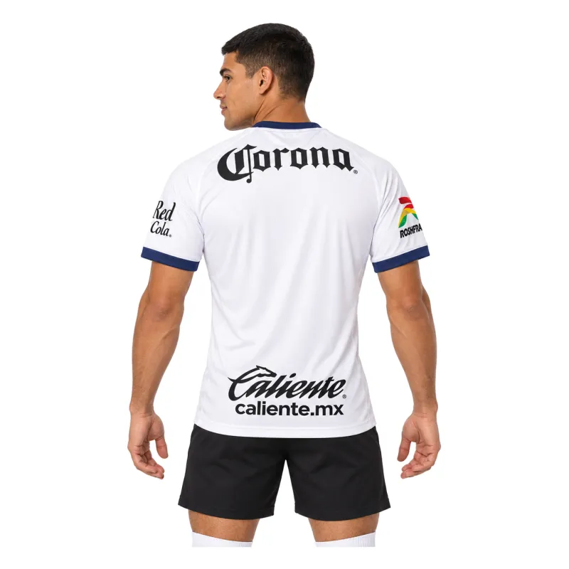 2026/27 Toluca Away Player Version Jersey — model close back — AI-generated display