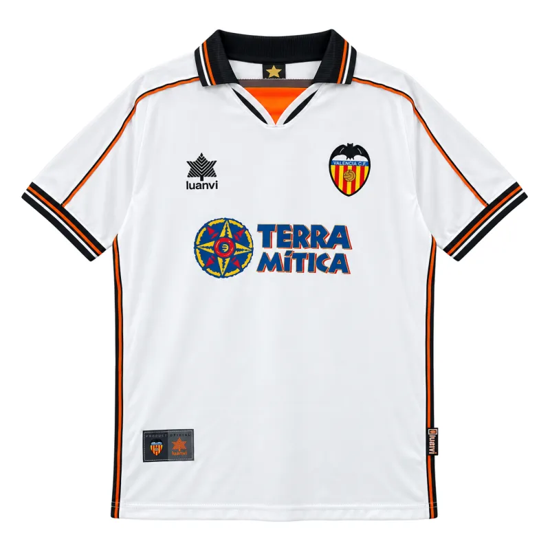 1999/00 Valencia Home Retro Jersey