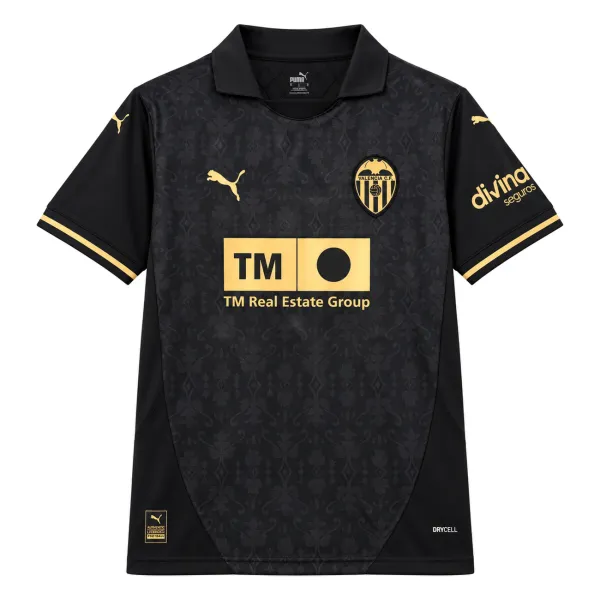 2024/25 Valencia Away Jersey - A-Grade Quality Detail View