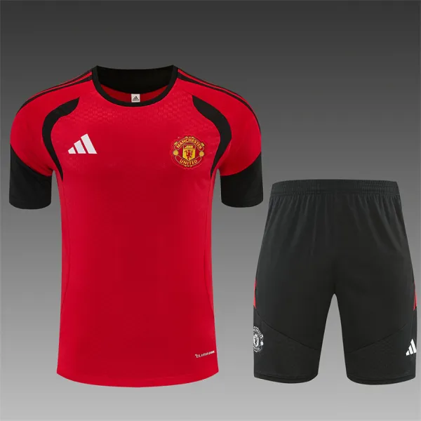 26/27 Manchester United Red Training Suit - A-Grade Quality Detail View