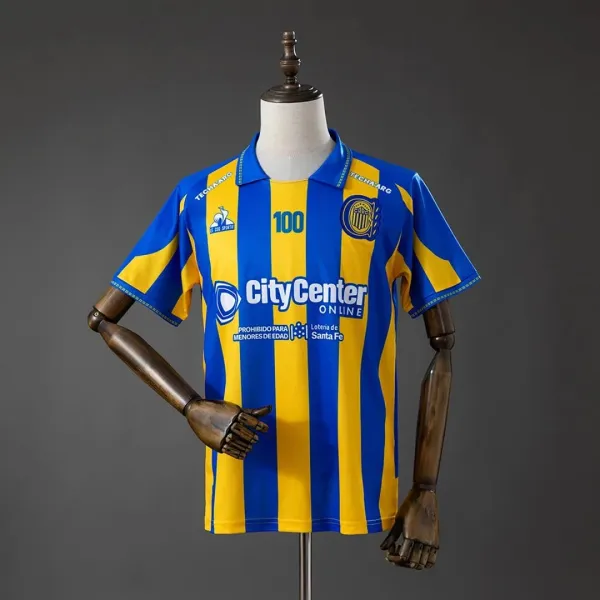 Camiseta del 100.º aniversario del Rosario Central 26/27 - Calidad de grado A. Vista detallada