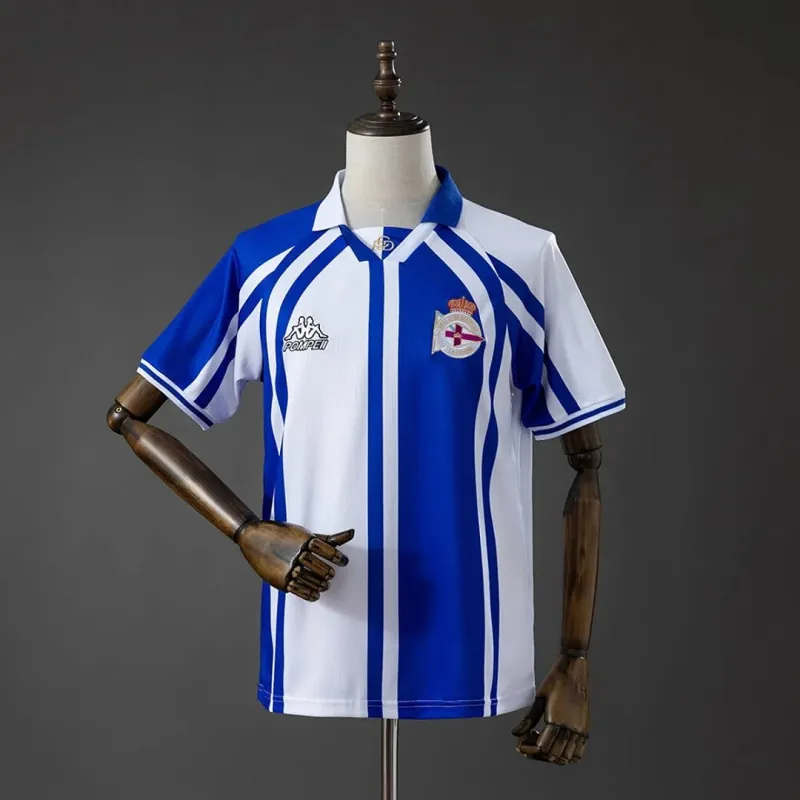 26/27 Deportivo La Coruna X Bebet Pompeii Vintage Style Jersey