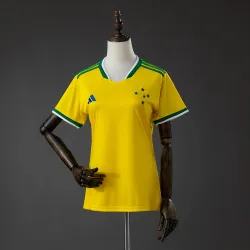 26/27 Cruzeiro Special Edition Women Yellow Jersey - product photo US15.99 - 26/27 Cruzeiro Special Edition Women Yellow Jersey