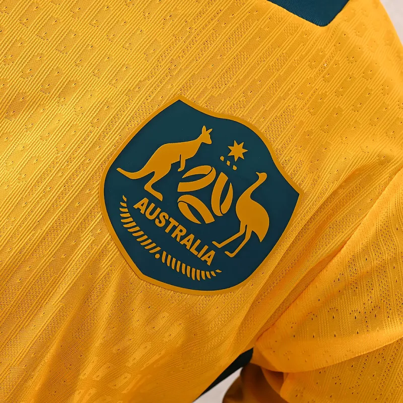 Maillot domicile de l'équipe d'Australie pour la Coupe du monde 2026 (version joueur)