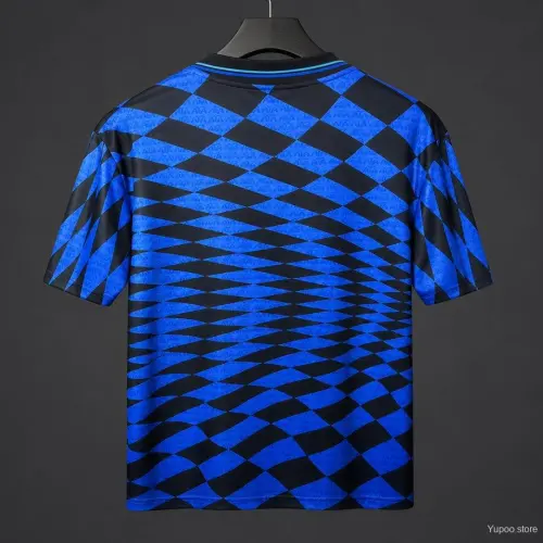 Camisola xadrez azul da Argentina x Thrasher x AFA 2026