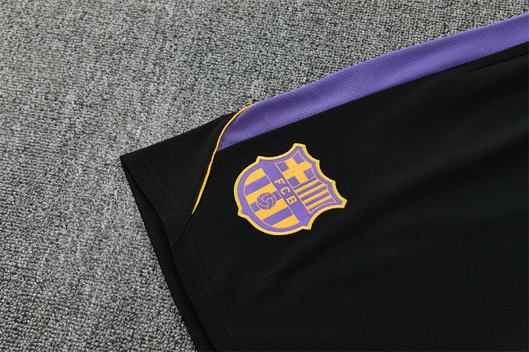 2026/27 Barcelona Black And Purple Training Suit