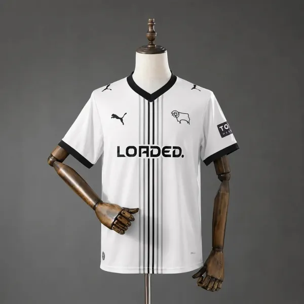 2026/27 Derby County Home Jersey - A-Grade Quality Detail View