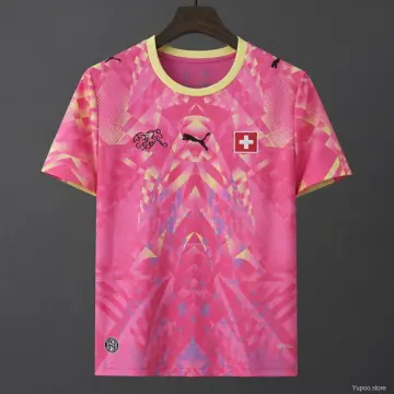 2026 Switzerland World Cup Pink Goalkeeper Jersey