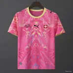 Camiseta rosa de portero del Mundial de Suiza 2026 Camiseta rosa de portero de Suiza para el Mundial de 2026
