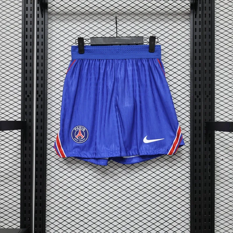 Calções do PSG para a época 2026/27, versão para jogadores, para jogos em casa