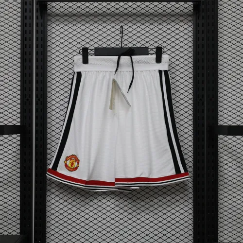 Pantaloncini da gioco bianchi da casa del Manchester United stagione 2026/27 (versione per i giocatori)