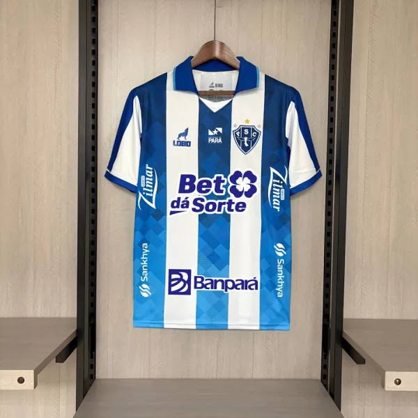 2026/27 Paysandu Para Home Jersey All Sponsor - A-Grade Quality Detail View