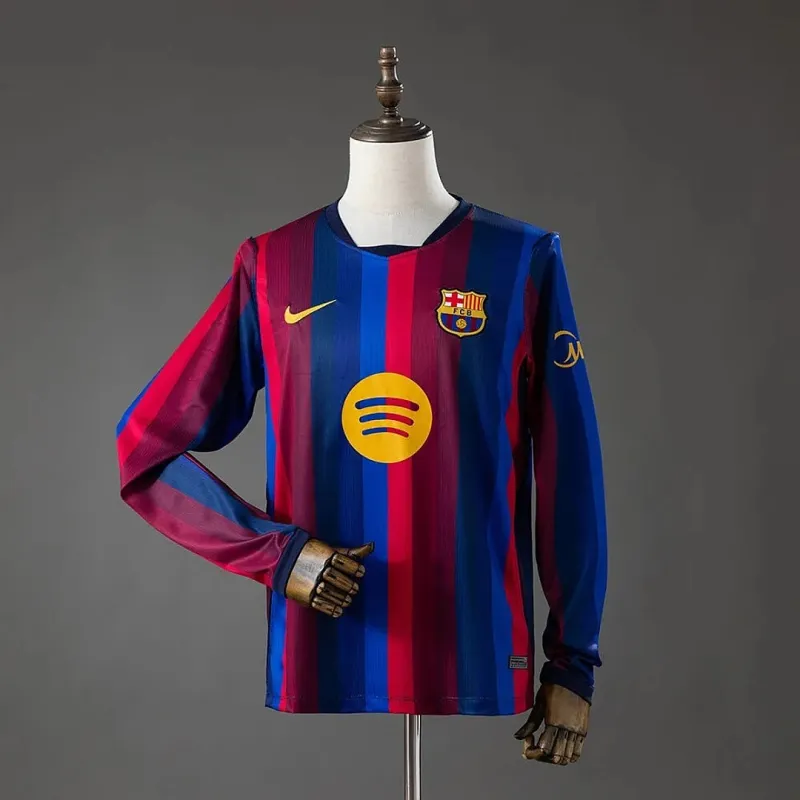 Camisa de manga comprida da Barcelona para a época 2026/27 (jogo em casa)