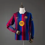 Camisa de manga comprida do Barcelona para jogos em casa da época 2026/27 Camisa de manga comprida da Barcelona para a época 2026/27 (jogo em casa)
