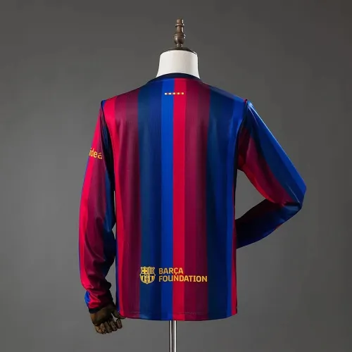 2026/27 Barcelona Home Long Sleeve Jersey