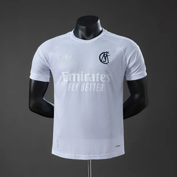 Camiseta del Real Madrid «125.º aniversario» (versión para jugadores) - Calidad de grado A. Vista detallada