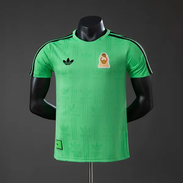 2026 Mexico OG Green Player Version Training Jersey - A-Grade Quality Detail View
