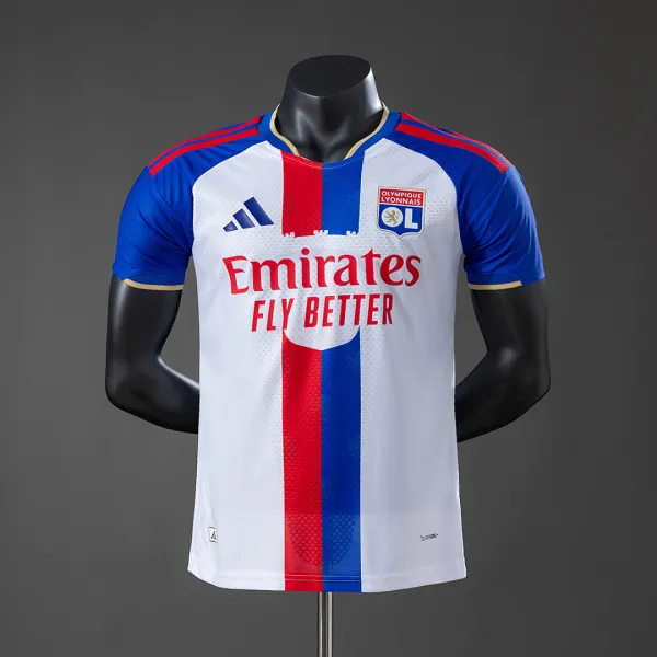 26/27 Olympique Lyonnais Home Player Version Jersey - A-Grade Quality Detail View
